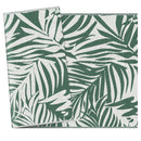 Tappeto da Esterno Reversibile 152x243 cm con Fantasia Geometrica Verde e Bianco   