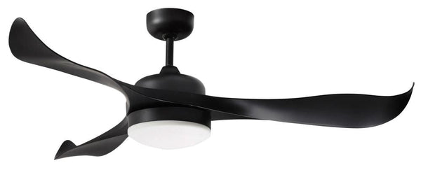 prezzo Ventilateur de Plafond avec 3 Pales et LED Ø130 cm 5 Vitesses Martec Scorpion Noir