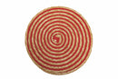 Tovaglietta Tonda in Rafia Ø38 cm Villa d'Este Home Tivoli Spiral