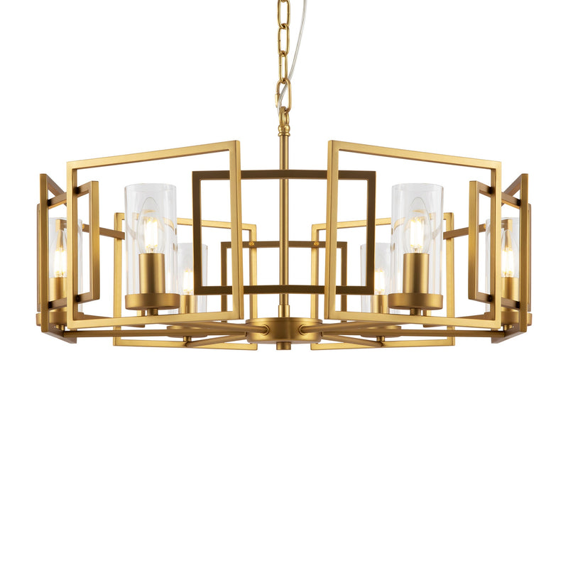 Lampada pendente House in Metallo Bowi Oro