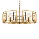 Lampada pendente House in Metallo Bowi Oro