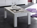Tavolino Rettangolare da Salotto 122x65x45cm TFT  Amalfi Bianco Lucido