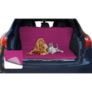 Salvabaule Auto per Cani Gatti Doubleface fucsia/lilla