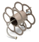 Portatubo da Muro in Metallo con Rubinetto a Doppia Uscita Belfer 42/FR Viola