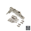 Cerniera a Scodellino X91 Chiusura Ammortizzata Apertura 165º Basetta a Vite Nichelato a Emuca