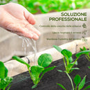 Telo per Pacciamatura 100x1 m Traspirante e Anti-UV in Polipropilene Nero   