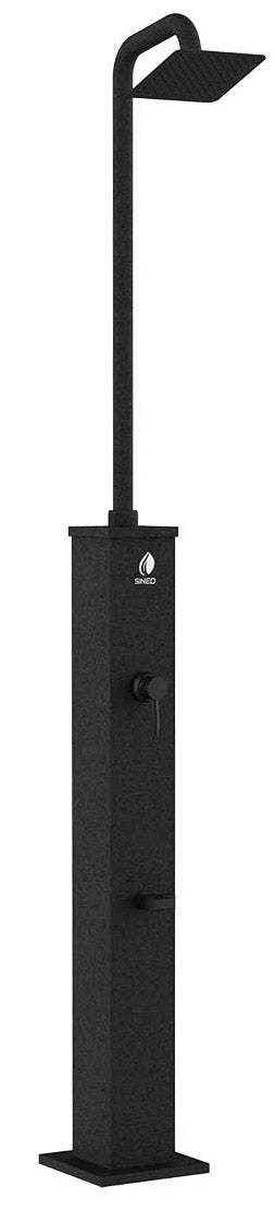 sconto Sined Dino Black Garden Douche Solaire 26L Mitigeur et lave-pieds