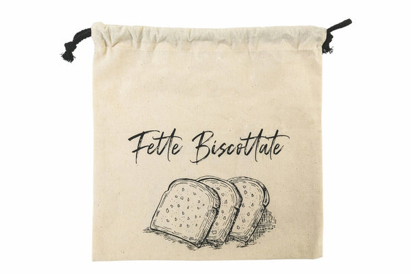Sac à biscottes en coton 30x30 cm Villa d'Este Home Tivoli sconto