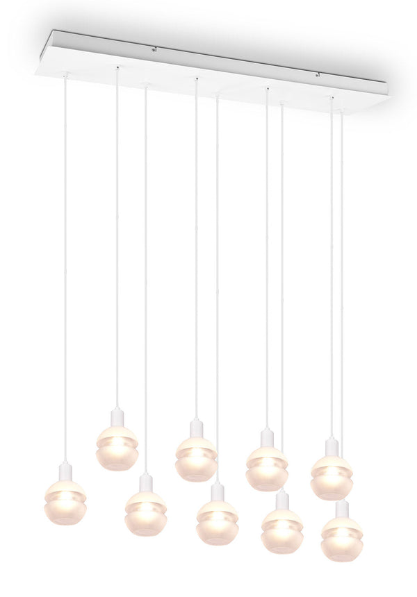 Lampada a Sospensione da Interno Attacco E14 in Metallo Bianco Opaco online