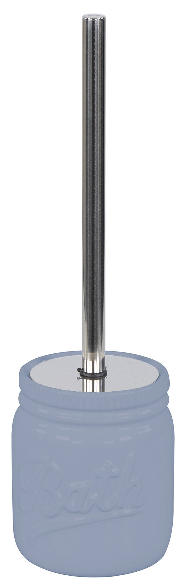 Porte Brosse WC Ø10,5x35 cm en Céramique Bleu Clair sconto