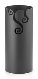 Set Camino 4 Pezzi con Barilotto Ø15x60 cm in Ferro Belfer 3001 Antracite