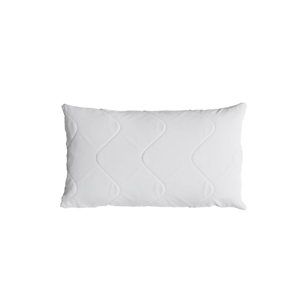 Oreiller 45x75 cm en Microfibre avec Doublure Matelassée Blanche prezzo