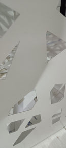 Copri Condizionatore 96x52x82 cm in Alluminio Glam L Bianco Seconda Scelta