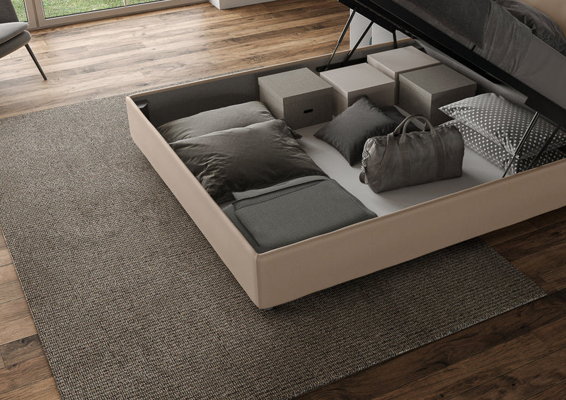 Letto Matrimoniale Sunny Tortora Varie Misure