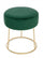 Pouf Clarissa Bottle D35 en tissu effet velours