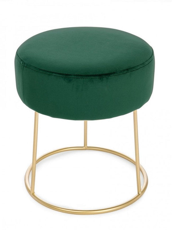 online Pouf Clarissa Bottle D35 en tissu effet velours