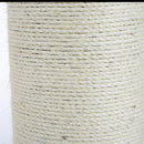 Palo Colonna Tiragraffi per Gatti in Legno e Sisal naturale Marrone crema 50x50x72 cm 