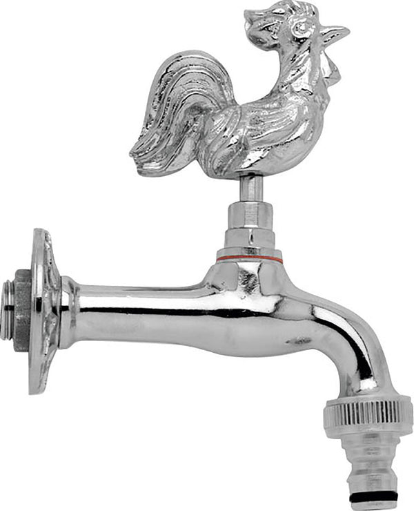 Robinet Fontaine de Jardin en Laiton Chromé avec Raccord Rapide Morelli Gallo sconto