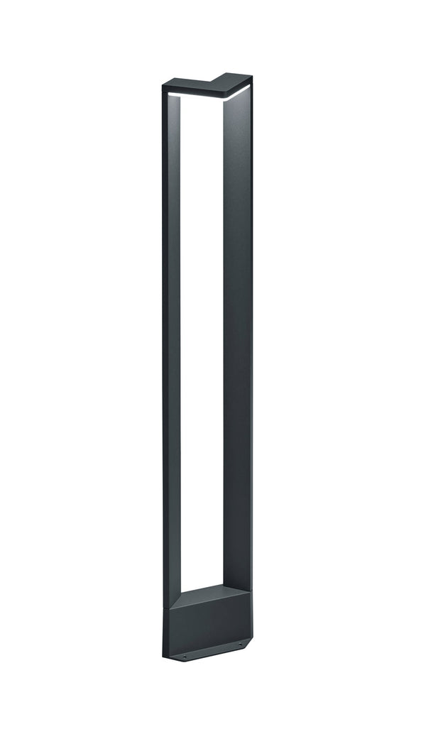 sconto Mât extérieur LED en aluminium moulé sous pression anthracite