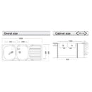 Lavello 50 series 120x50 cm SA127 destro