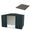 Plancher pour Jardinière 322x233x209 cm en Plastique Gris
