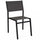 Chaise de jardin Avana 46x57x85 h cm en textilène anthracite