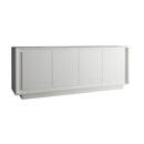 Mobile Buffet 4 Ante 207x50x80 cm in Legno TFT Frame Bianco Opaco