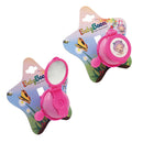 Campanello Bicicletta con Spechietto Sezione 19 mm per Bambine Suono Nitido Rosa      