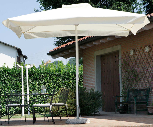 Parasol de jardin 3x3 m Mât Ø48 mm en Aluminium Vorghini ConTract Blanc et Ecru prezzo