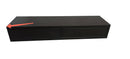 Mensola da Parete con 2 Cassetti 88,2x13,4x23,7 cm in Fibra di Legno Domino Maxi Nero Seconda Scelta