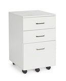 Cassettiera Nadir 3 Cassetti Frassino Bianco in Legno