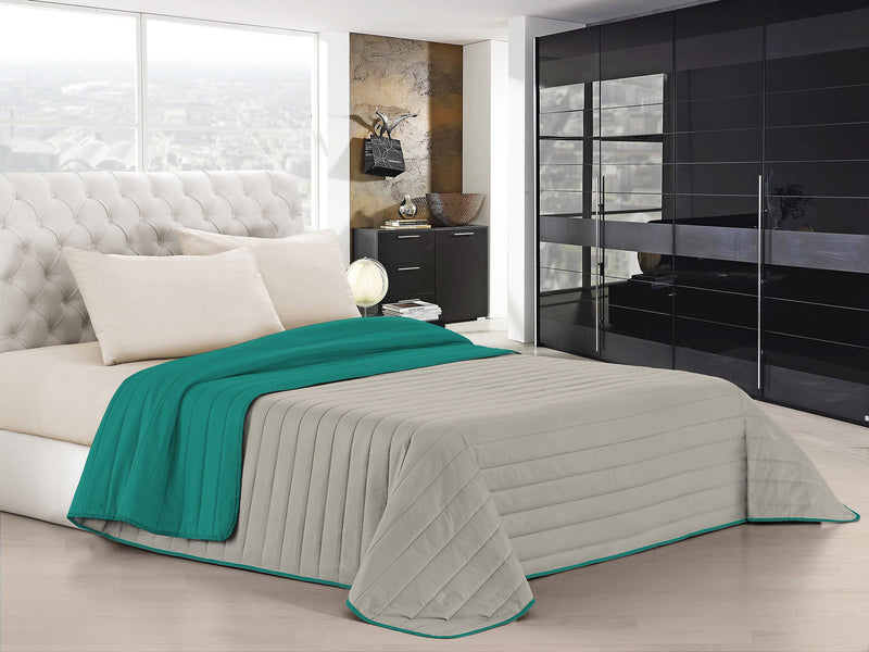 Trapuntino Doubleface 100gr Grigio Chiaro\/Acqua Varie Misure