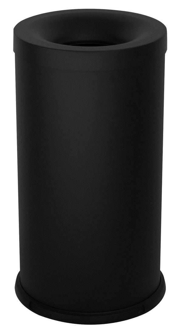 prezzo Pattumiera Gettacarte Ø31xh72 cm Autoestinguente In Acciaio Verniciato Nero