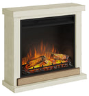 Camino Elettrico da Pavimento Effetto Fiamma 1500W Tagu Hagen Avorio