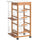 Desserte de Cuisine 1 Tiroir 4 Paniers 47x37x83 cm en Bois Marron