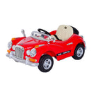 Macchina Elettrica per Bambini 6V Retrò Rossa 