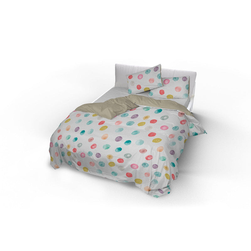 Copripiumino con Federe Stampato in Microfibra Baloon Varie Misure