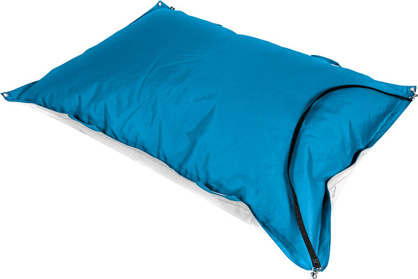acquista Grand Coussin Luge pour la Neige 160x110 cm en Acrylique Pomodone Slip Bleu Royal