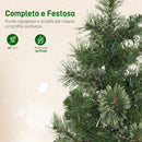 Albero di Natale Piccolo 60 cm con 35 LED Bianchi Caldi e 68 Rami Ignifughi      