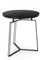 Table basse ronde en métal noir D50 Zaira