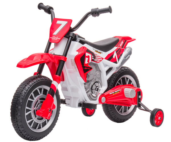 Moto Elettrica per Bambini 12V Motocross Rosso online