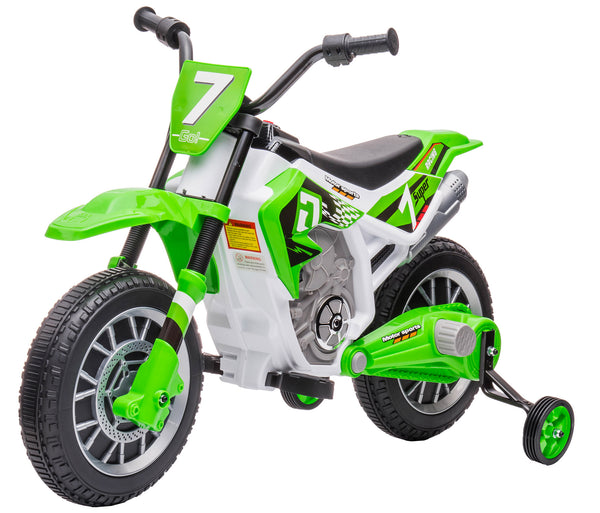 Moto Elettrica per Bambini 12V Motocross Verde acquista