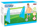 Porta da Calcio per Bambini 11,5x70,5x42 cm Azzurra e Verde-5