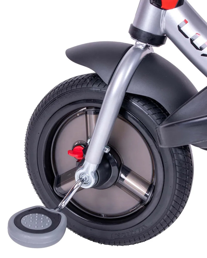 Triciclo Passeggino per Bambini 95x52x105 cm con Seggiolino Reversibile Jolly Blu-3