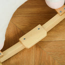 Cavallo a Dondolo Unicorno per Bambini in Legno e Peluche Unicorno Bianco