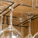 Credenza con Portabottiglie 76x35x97 cm in Legno Rovere