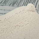 Cavallo a Dondolo per Bambini in Legno e Peluche Alpaca Crema