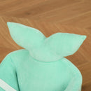 Cavallo a Dondolo per Bambini in Legno e Peluche Balena Turchese