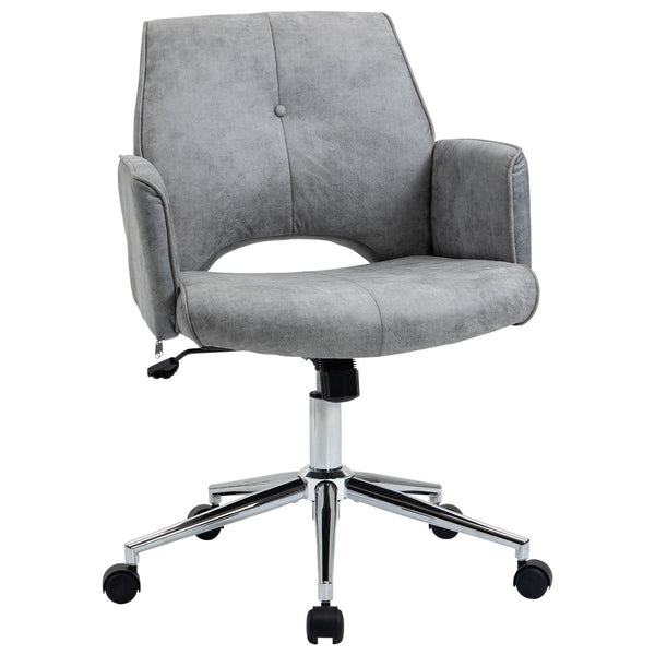 prezzo Chaise de bureau Task 63x66,5x85-95 cm en tissu gris
