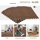 Tappeto Puzzle per Bambini 182,5x182,5 cm in EVA Marrone